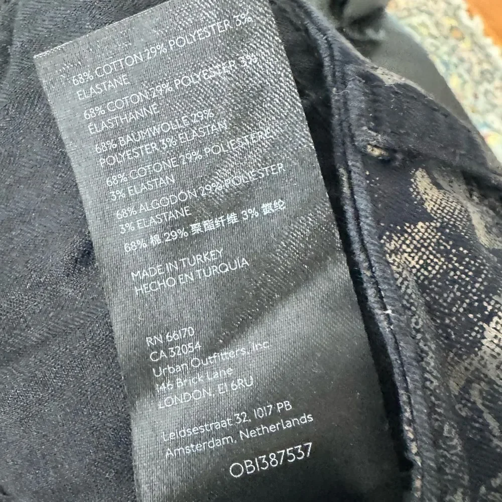 Free People Inferno Flare Bronze Combo Abstract Floral Size 27 - Picture 11 of 11